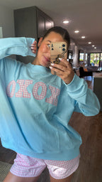 XOXO MOCKNECK IN BLUE