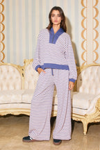PINK + BLUE STRIPE SET