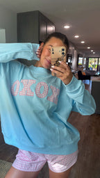 XOXO MOCKNECK IN BLUE