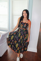 SCALLOPED DETAIL DRESS