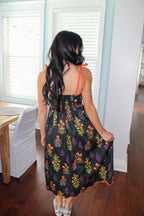 SCALLOPED DETAIL DRESS