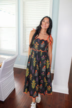 SCALLOPED DETAIL DRESS